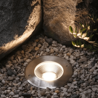 Outdoor 230V Vanea Seawater Resistant LED Recessed Floor Light - 100mm