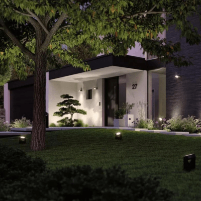 Outdoor 230V Swivea LED Garden Spotlight