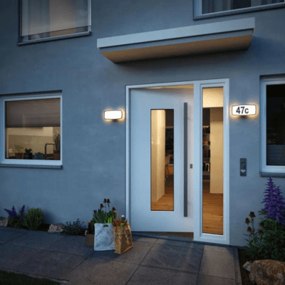Outdoor 230V Sheera Dusk Sensor Insect Friendly LED House Number Light