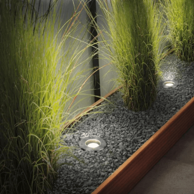 Outdoor 230V Stainless Steel Round Recessed Floor Light
