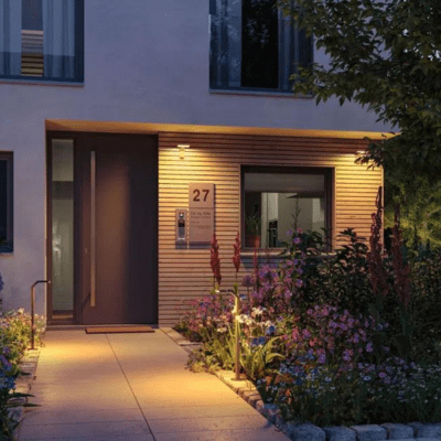 Outdoor 230V Zenera Insect Friendly LED Exterior Wall Light