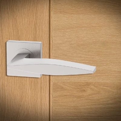 Vardar PNP Lever / Square Rose Fire Door Pack