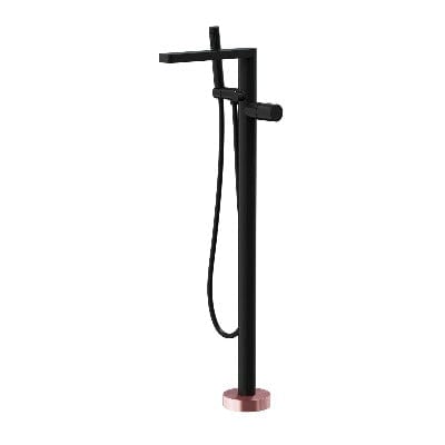 Velar Freestanding Black Bath Shower Mixer