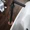 Velar Freestanding Black Bath Shower Mixer
