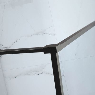 Velar+ Straight Frame Walk-in Panel w/ Towel Rail and Stabilising Bar