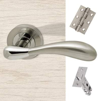 Venus Polished Chrome/Satin Nickel Handle Hardware Handle Pack