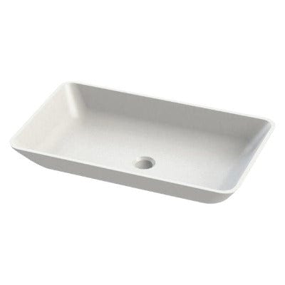 Elvis Rectangle Solid Surface Basin - 596 x 353 x 88mm