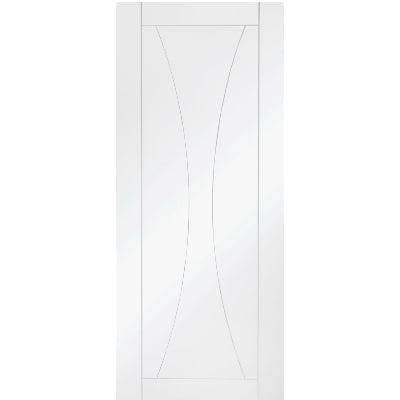Verona Internal White Primed Door with Clear Glass
