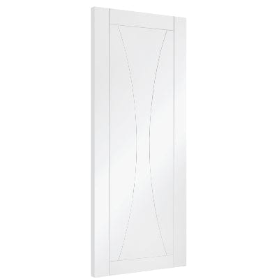 Verona Internal White Primed Door with Clear Glass
