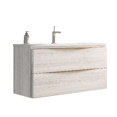 Vogue 2 Drawer Wall Hung Vanity Unit - All Sizes