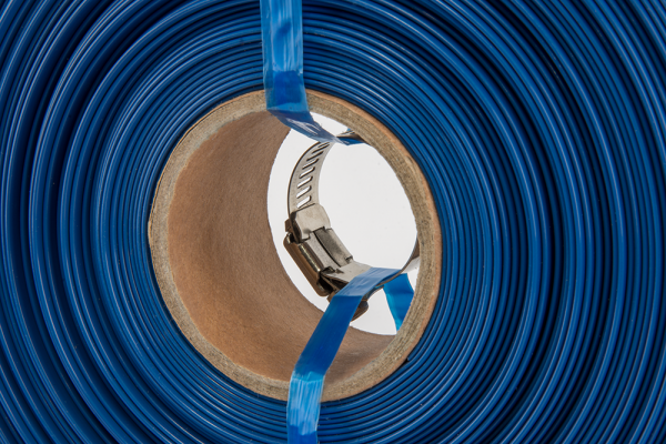 LayFlat 1" / 25mm x 30metres Water Discharge Aqua Hose Pipe Pump Irrigation with Free Secure Hose Clip