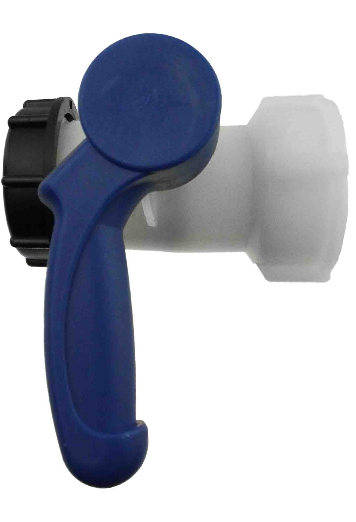 IBC 2" S60X6 Thread Valve with Solid Cap