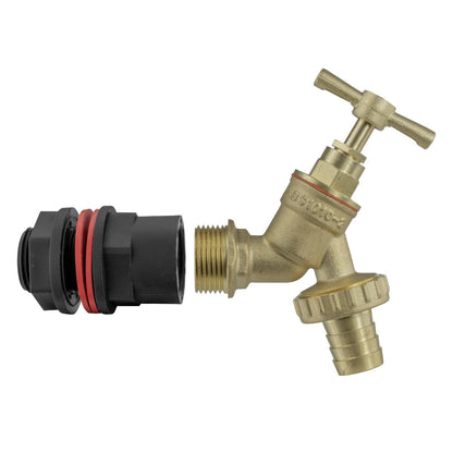 Water Butts Kit 1/2" with Brass Tap and Drill Bit