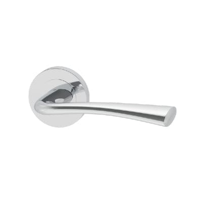 Weser PCP Lever / Round Rose Fire Door Pack - 65mm