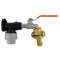Wall Flange Kit 20mm MDPE - Lever Tap 1/2", Geka Barb 3/4"
