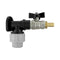 Wall Flange Kit 20mm MDPE - Bib Valve + Brass 13mm Barb