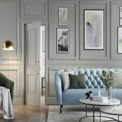 Arnhem White Primed 2 Panel Interior Fire Door FD30 - 1981mm x 838mm