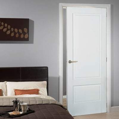 Brooklyn White Primed 2 Panel Interior Door - 2040mm x 726mm