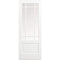 Downham White Primed 9 Glazed Clear Bevelled Light Panels Interior Door - 1981mm x 838mm