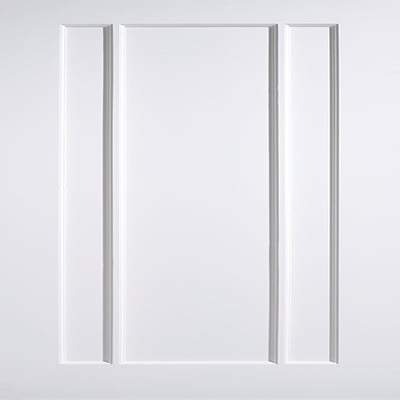 Lincoln White Primed 3 Panel Interior Door - 2040mm x 726mm
