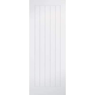 Mexicano White Primed Interior Fire Door FD30 - 2040mm x 526mm