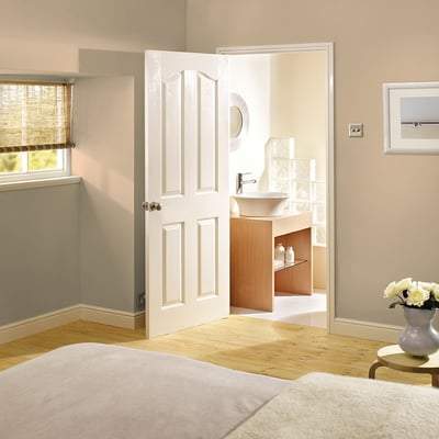 Mayfair Moulded White Primed Interior Door - 1981mm x 838mm