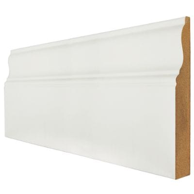 White Primed Ferrol Skirting - 3000mm x 95mm