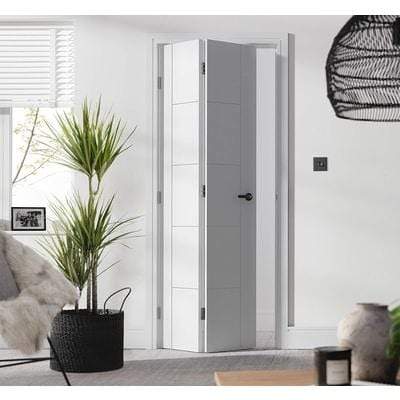 Vancouver White Primed Bi-Fold Interior Door - All Sizes