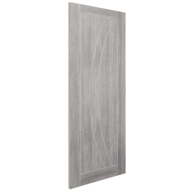 White Grey Salerno Internal Laminate Fire Door