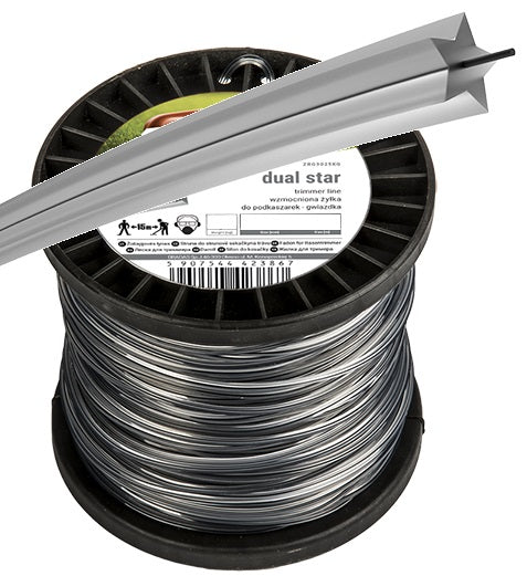 Strimmer Line Ripper Dual Star 2.7mm x 100m Spool